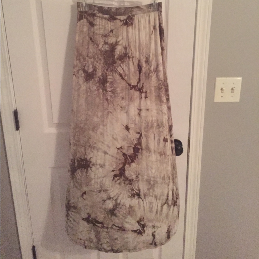 Michael Kors Olive Color Maxi Skirt